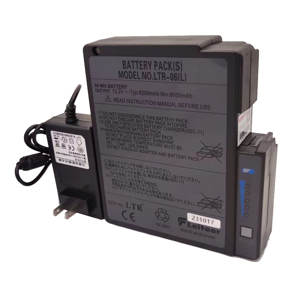 LTR-06 Battery Pack with Charger for Fujikura FSM-50SFSM-50R LTR-06(L) Battery 8200mAh