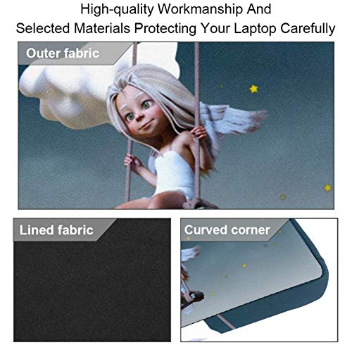 Protector para laptop de 14 pulgadas contra arañazos con diseño de luna multicolor 3