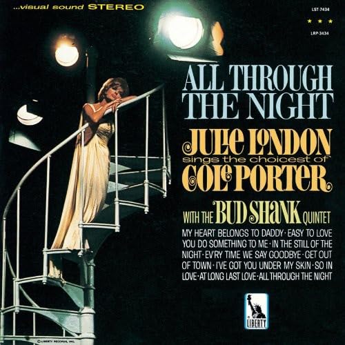 JULIE LONDON THE BUD SHANK QUINTET - All Through The Night - CD