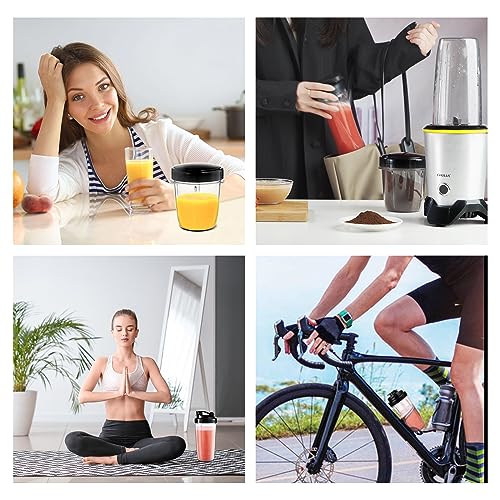 CHULUX 1000W Bullet Blender for Shakes and Smoothies, Personal Single Serve Blender with 6-Edge Blade 32oz Blender Cup, Portable Blender Coffee Grinder Nutritional Blender for Kitchen Fruit Vegetable - Thumbnail 7