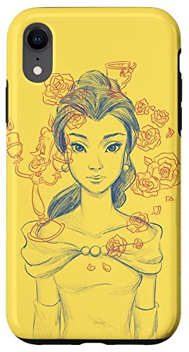 Évitez les rayures sur votre iPhone XR coque Disney Belle jaune