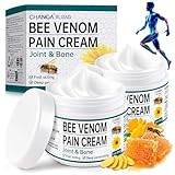 CHANGARLOAD New Zealand Bee Venom Cream for Body Part, 2 PCS Specially Selected Bee Venom Cream, Designed for Daily Care of Back, Neck, Hands, and Feet, Comfortable Care Experience