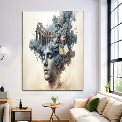 Un gran cuadro decoración de pared retro para renovar con elegancia tu dormitorio