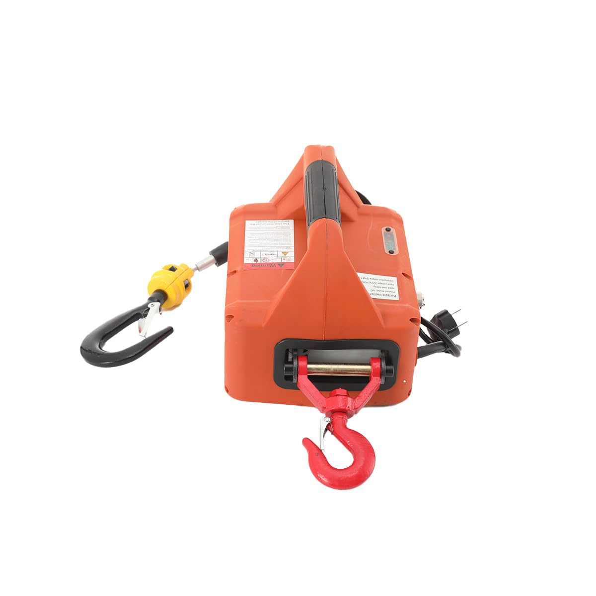 Paranco Elettrico Portatile Carico 500 kg, 3 in 1 Paranco Elettrico con Telecomando Senza Fili 7,6 m/25ft, 1500W Verricello Elettrico Gru di Sollevamento