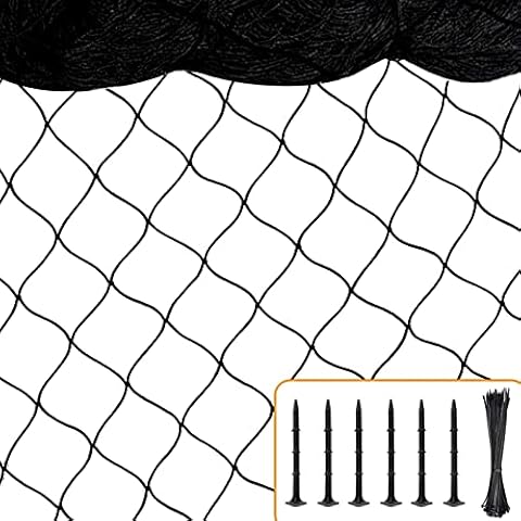 Bird Netting 25'x50' with 2.4" Square Mesh Cover