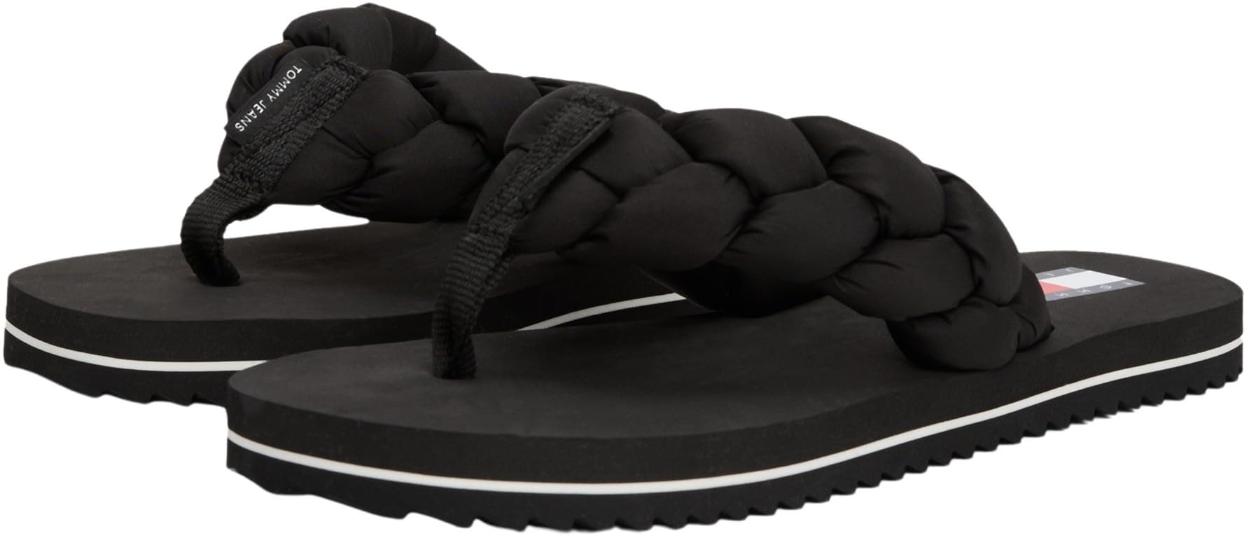 Tommy Hilfiger Chanclas Mujer Braided Beach Sandal con tira trenzada