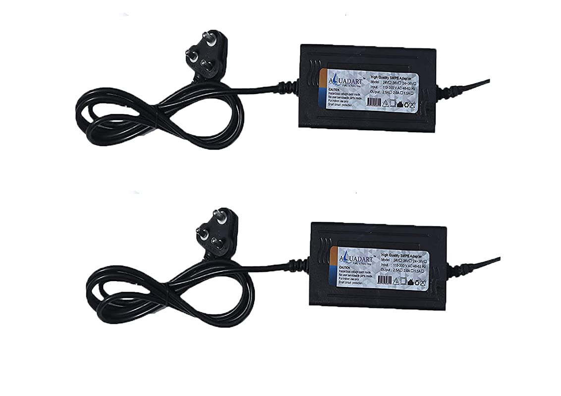 AquaDart RO Smps power supply 24v 2.5 amp Adapter suitable for All Type Of water purifiers Pack Of 2-image-26