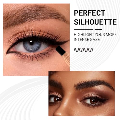 Set 6 lápices de cejas Ownest negro impermeable miniatura 2