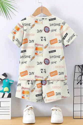 Image of Fashion Dream Boys Cotton Blend Printed Co-ord Set|clothing set for kids|Combo set