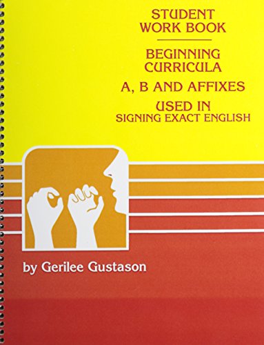 Student Workbook-Beginning Curricula A, B, and Affixes