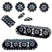 Miutrue 108Pcs Technical Parts Tank Track Wheels Treads Chain Links Motorcycle Car Accessories Building Blocks Toys for 6-12 Years Old Boys Kids Gift Tight fit Major Brands