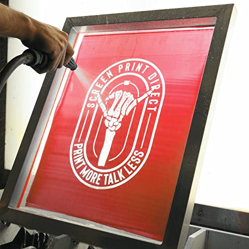 Ecotex® Tex-Red Screen Printing Emulsion (Quart - 32oz.) Pre-Sensitized Photo Emulsion for Silk Screens and Fabric - for Screen Printing Plastisol Inks, Pure Photopolymer Screen Printing Supplies