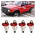 AKkis 4-Piece Automotive Fuel Injector G60913250, Compatible for Mazda B2600 2.6L-L4 1990-1994 Engine