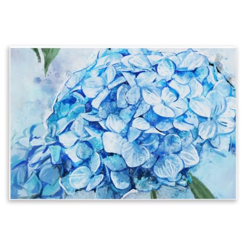 Stupell Industries 'Blue Hydrangea Blossom Leaves'| Wall Plaque Art