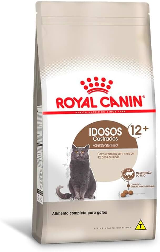Ração Gatos Castrados 12+ para Gatos Royal Canin 4kg