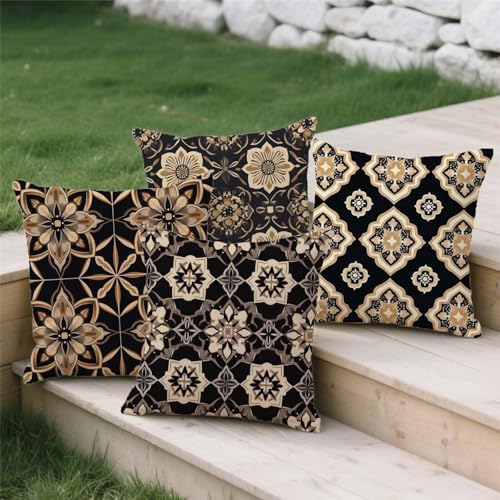 Housse de coussin 80x80cm grand format avec fermeture invisible - 4