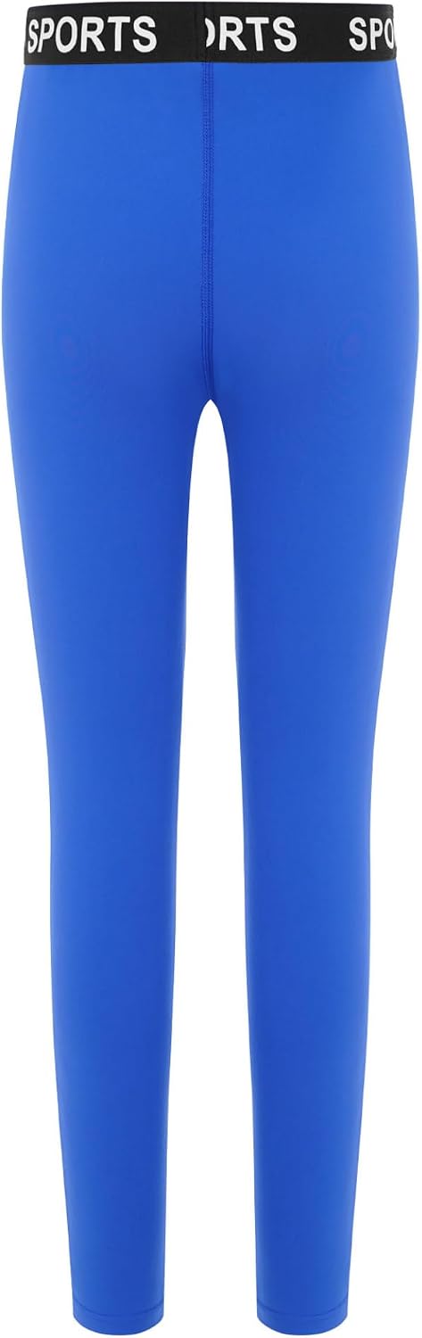 Yhong Kids Boys Girls Compression Leggings Soccer Basketball Underpants Running Quick Dry Tight Pants