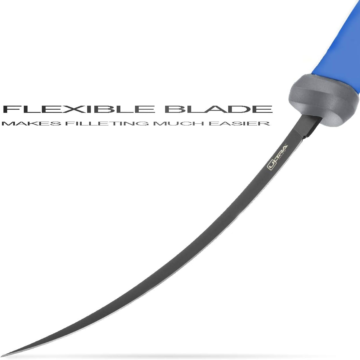 Ultra Fishing Fillet Knives (5" Bait Knife) Fresh Or Saltwater. Filet Knives for Filleting Fish, Meat, & Deer. German G4116 Stainless-Steel Blades, Non-Slip Handles, Protective Nylon Sheath. : Sports & Outdoors