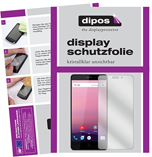 dipos I 2X Schutzfolie klar kompatibel mit Vernee Thor E Folie Bildschirmschutzfolie