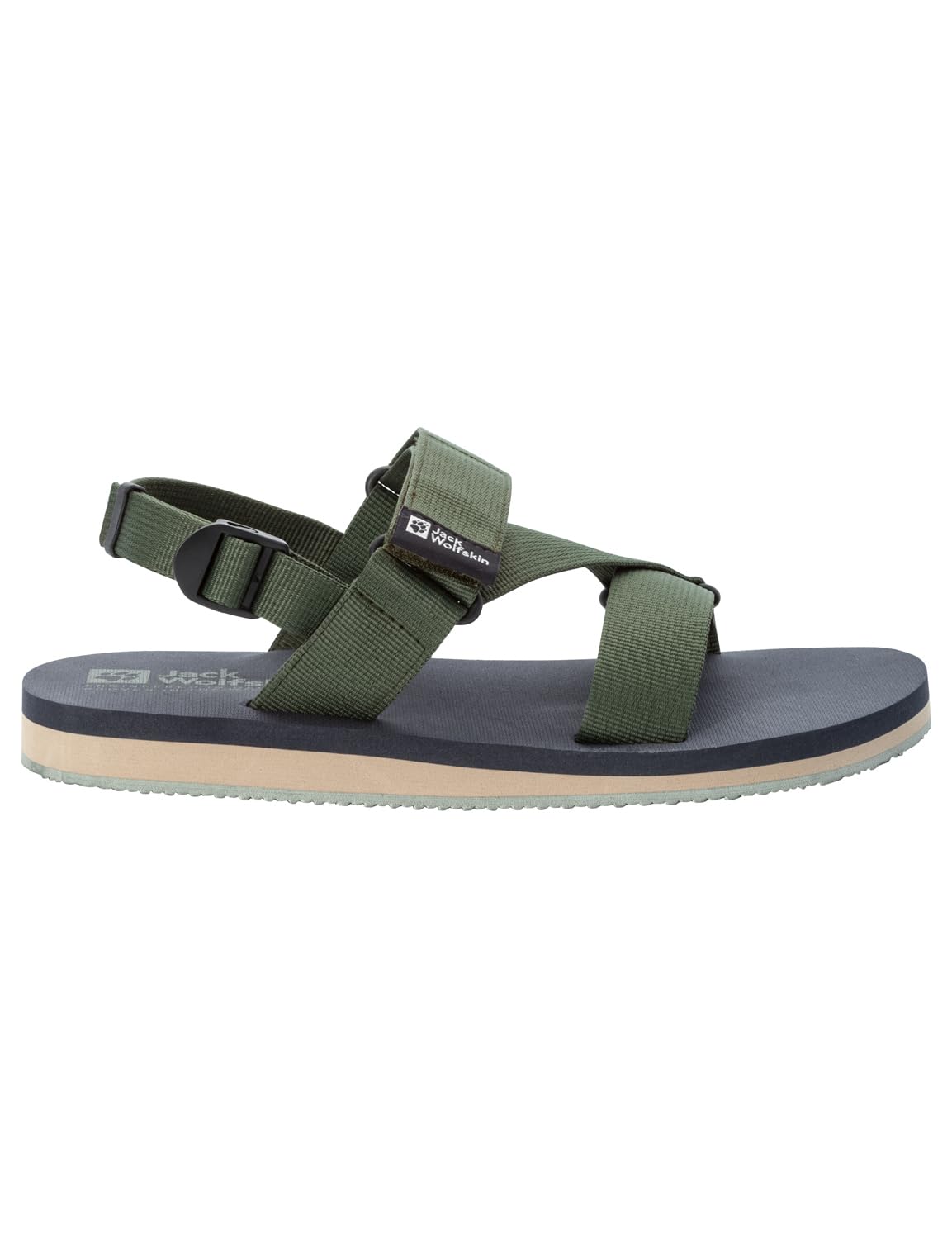 Jack Wolfskin Men's Urban Discover Belt Sandal M, Thyme Green, 11.5 UK