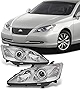 AKKON - For 2007 2008 2009 Lexus ES350 ES 350 Driver Left + Passenger Right Side Halogen Type Headlights Pair