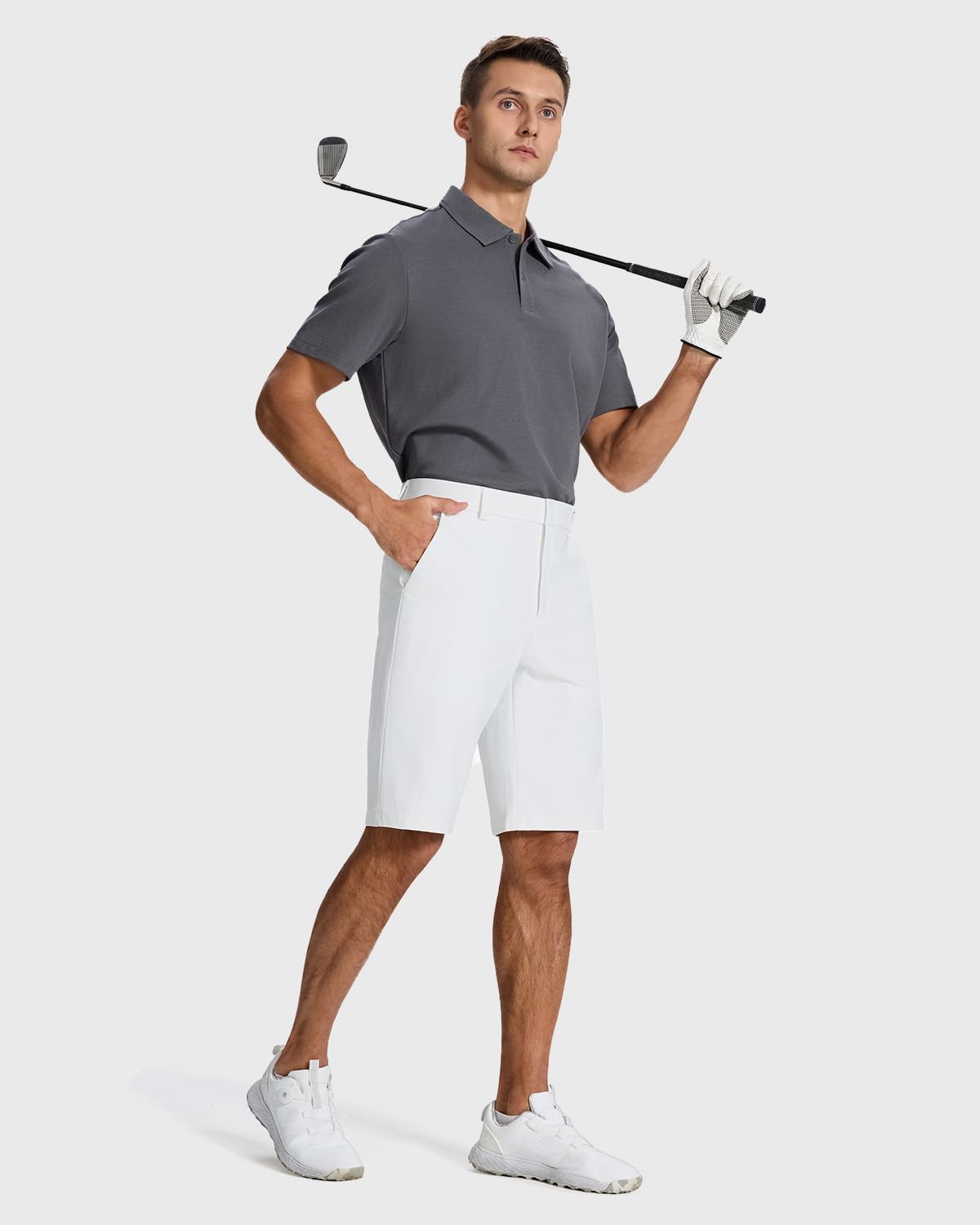 Men's Classic Fit 7/9/11 Inch Golf Shorts Lightweight Long Stretch Hiking Short with 4 Pockets for Casual Work - Image 6