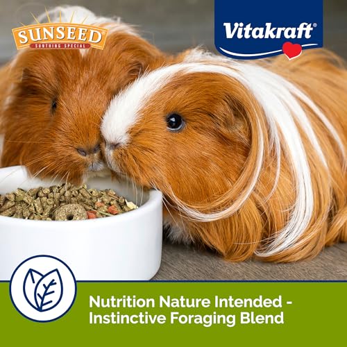 Sunseed Vita Prima Guinea Pig Food 4 lbs. with Timothy Hay, Alfalfa, Vegetables, Seeds Grains, and Added Vitamin C for Wholesome Daily Nutrition and Enriched Small Animal Diet - Image 4