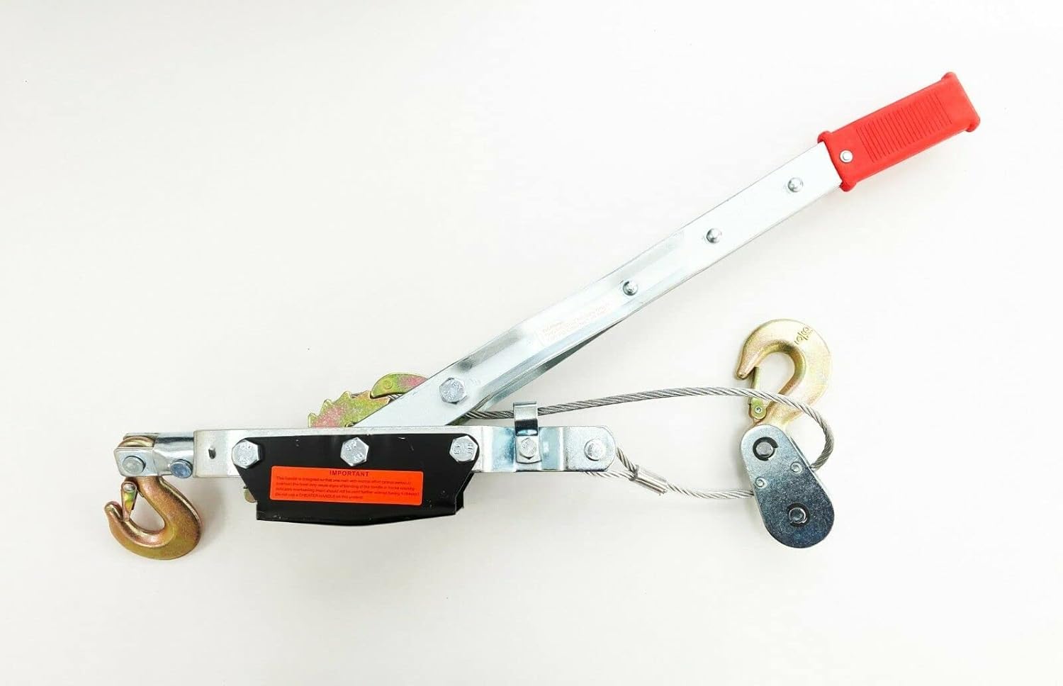 4 TON 3 HOOK CABLE PULLER HAND WINCH TURFER FOR CARAVAN BOAT TRAILER ...