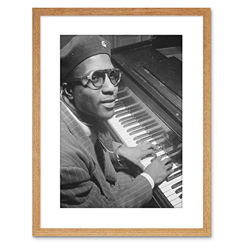 Wee Blue Coo MUSIC VINTAGE PHOTO PORTRAIT JAZZ LEGEND THELONIOUS MONK FRAMED PRINT F97X4354