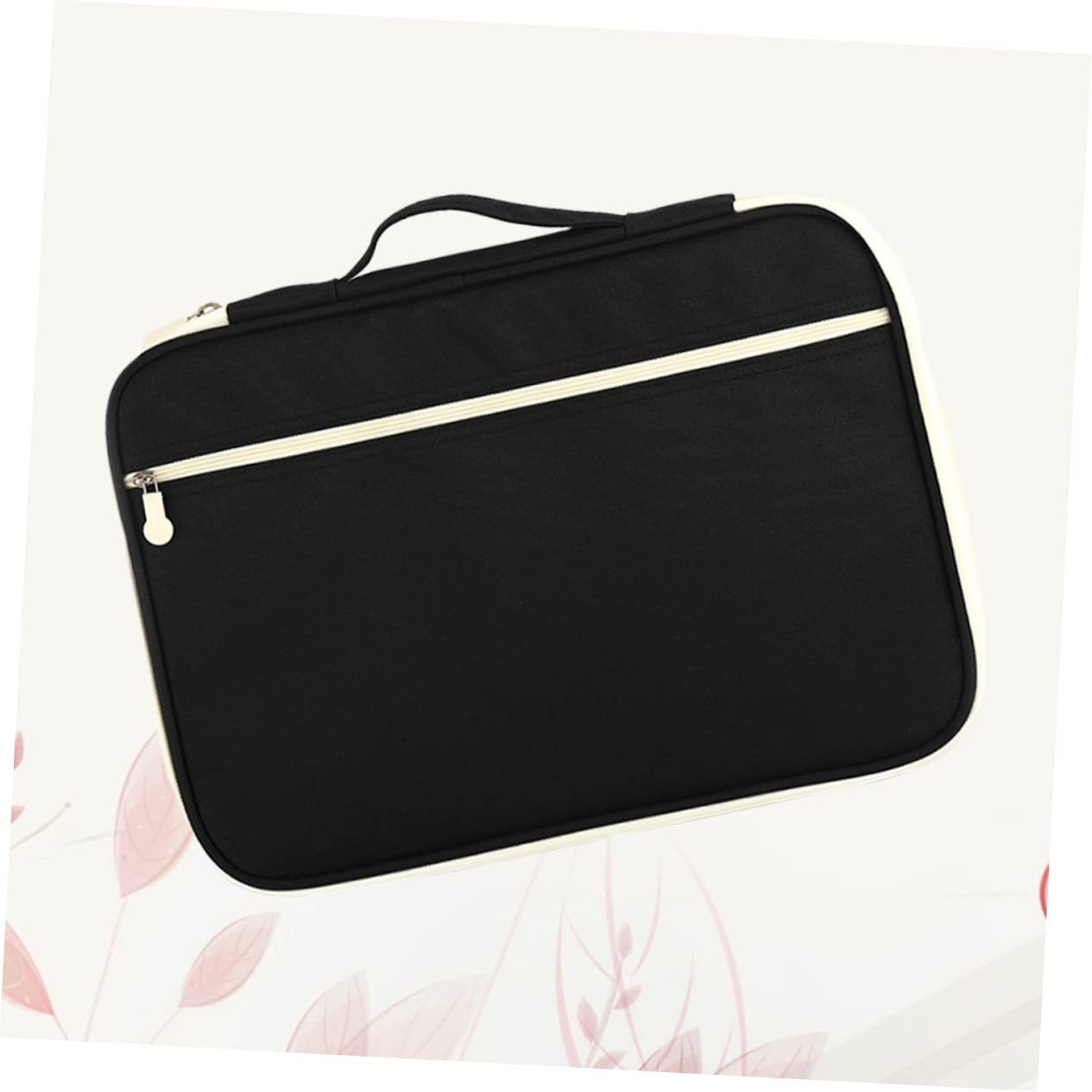 Borsa Portadocumenti A4 Cerniera, Oxford Nero, Organizer