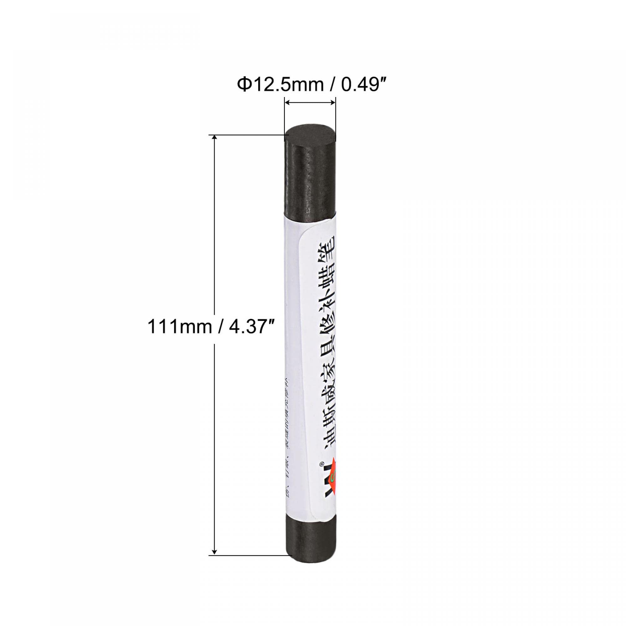 Crayon De Retouche Bois – Stylo Réparation Meubles, Cire Gris Foncé, Uxcell