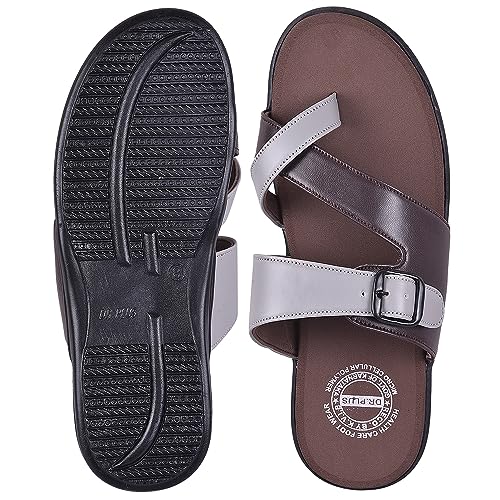 Image of DR PLUS Men's Healthcare, Diabetic and Orthopedic MCR /MCP Footwear /Sandals /Slipper /Chappal