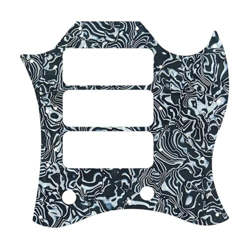 エレキギターのピックガード裏 SG HHH P90 フルカバーギターピックガード(5)