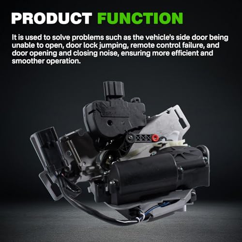 Image of 5020768AB Rear Right Passenger Side Door Lock Latch Actuator Compatible with 2008-2016 Chrysler Town & Country, 2008-2020 Dodge Grand Caravan, 2012-2015 Dodge Ram C /V Replace 5020768AC 68030378AC