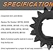 prime&swift Starter Pinion Gear 695708 Replacement fit for Briggs & Stratton Engine 280104 693058 693059 (10 Pack)