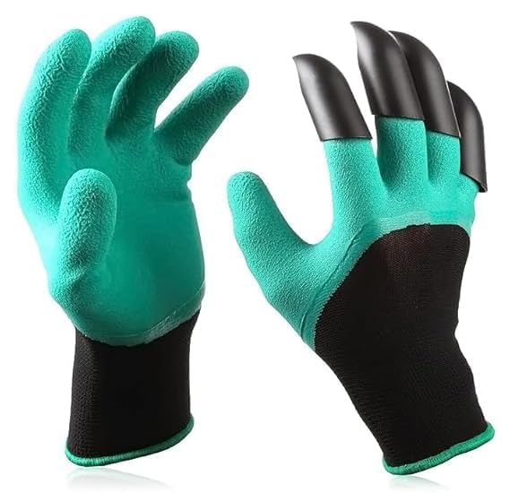 Garden Gloves with Double Claws | Heavy Duty Gloves for Gardening & Farming | Reusable, Washable Gloves for Digging, Planting & Pruning | Garden Accessories for Men & Women-image-44