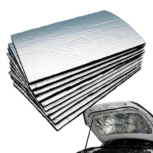 Tapis Insonorisant Voiture Isolation Phonique Réduction Bruit Mat Insonorización Facile À Installer Matériaux De Haute Qualité Antidérapant Résistant Thermique Pour Portes Plancher Coffre Amél