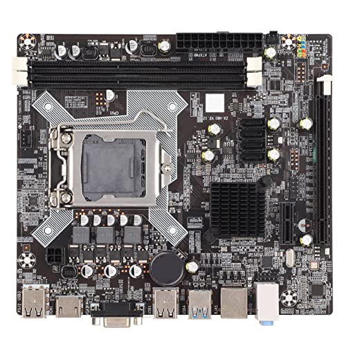 Dpofirs Scheda Madre da Gioco H81 V2 DDR3, Piattaforma CPU per Intel Core 4a e 5a Generazione, Socket CPU LGA 1150, DDR3 1600/1333/1066 MHz (interfaccia Core 4 + HDMI + USB 3.0)