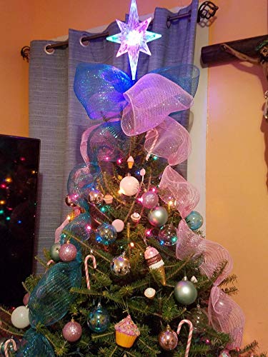 image for Floral Supply Online - 10 inch x 30 feet Metallic Mesh Ribbon. The Exc