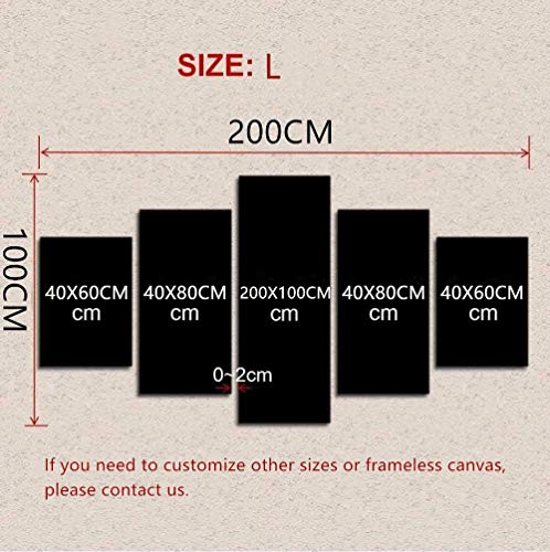 Foto's Schilderijen Op Canvas 5 Stuks Max Verstappen F1 Racing Grote Canvas Muur Art 200X100cm 5 Panel Moderne Decoratie… - Image 5