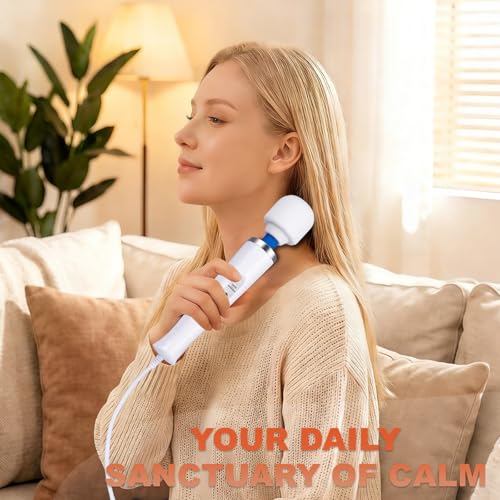 Image of Handheld Electric Back Massager, 10 Speed Wired Deep Tissue Vibrating Massager for Muscle Aches
