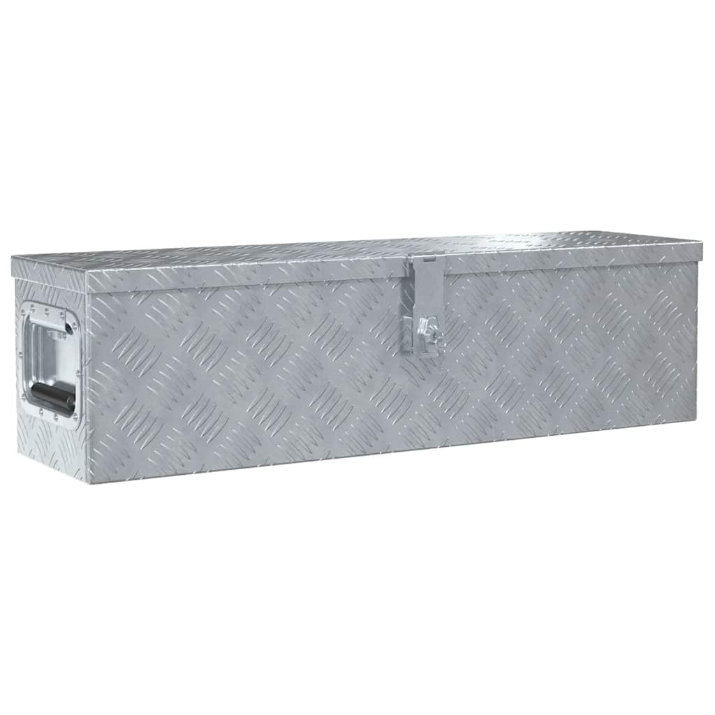 Genérico Caja de Aluminio 80,5x22x22 cm Plateada,Bricolaje,Accesorios de Bricolaje,Organización y Almacenamiento de Herramientas,Cajas de herramientas-142937