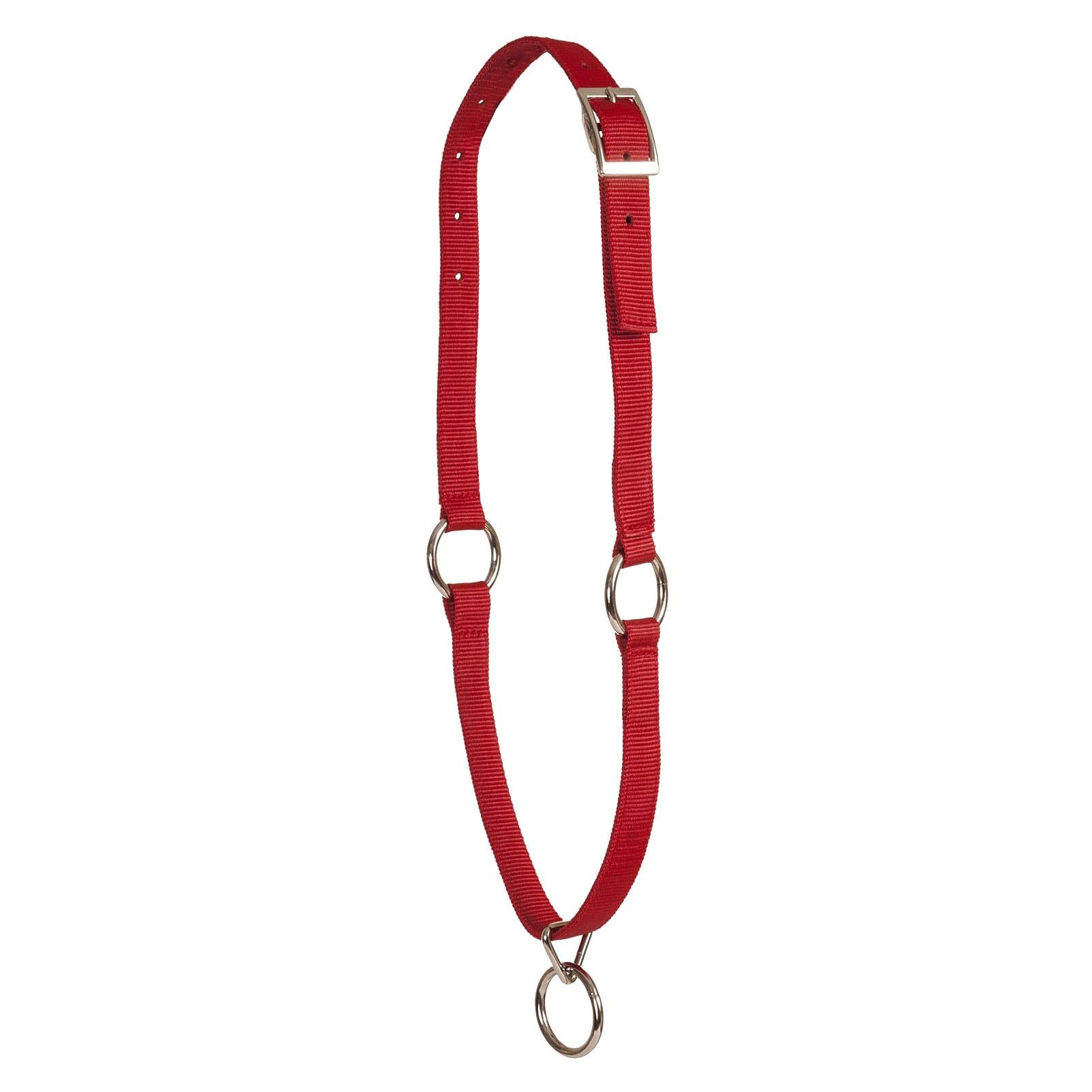 Collier cervical Mustang 111,8 cm rouge pour stabiliser le cou du cheval en taille L