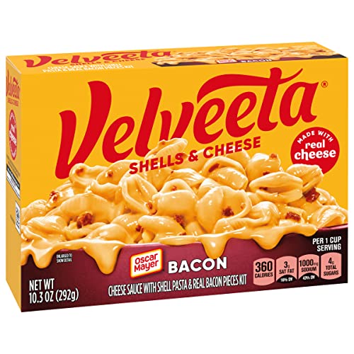 Image of Velveeta Shells and Cheese with Bacon Meal (10.3 oz Box) (Pack of 2)