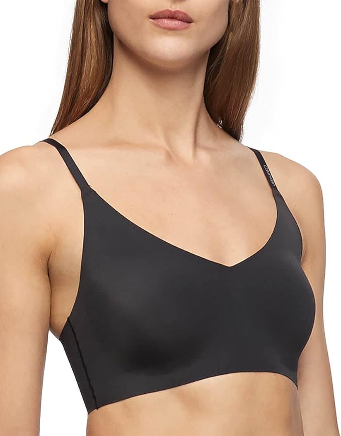 Calvin Klein Invisibles seamless bralette for AA to B cups – lightweight stretch comfort wirefree bra