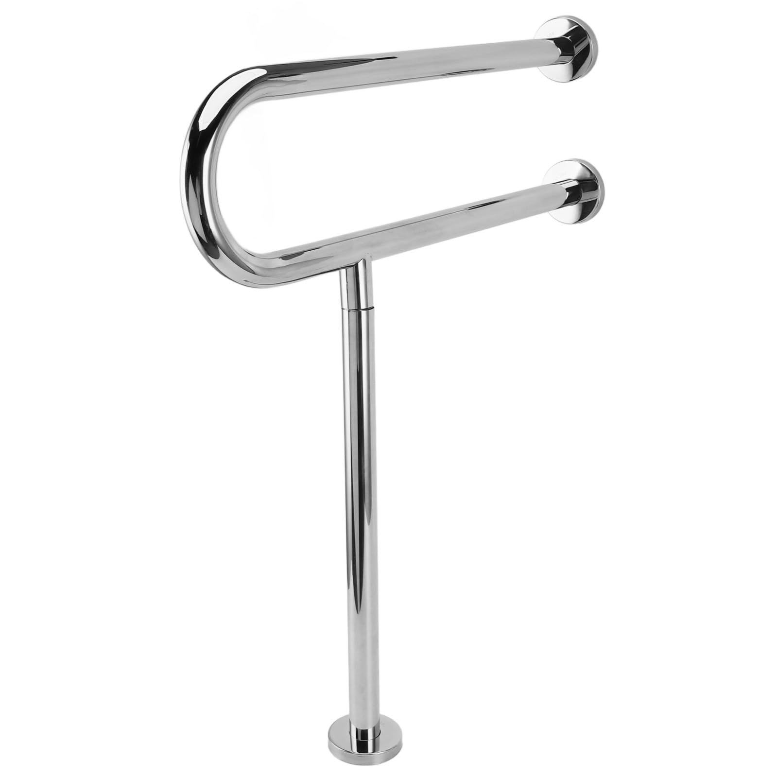Stalowe Uchwyty Łazienkowe, Poręcz Bezpieczeństwa 70 cm (27.6 Cali), Uchwyt dla Seniorów, Osób Niepełnosprawnych, Poręcz Nocna do WC i Wanny