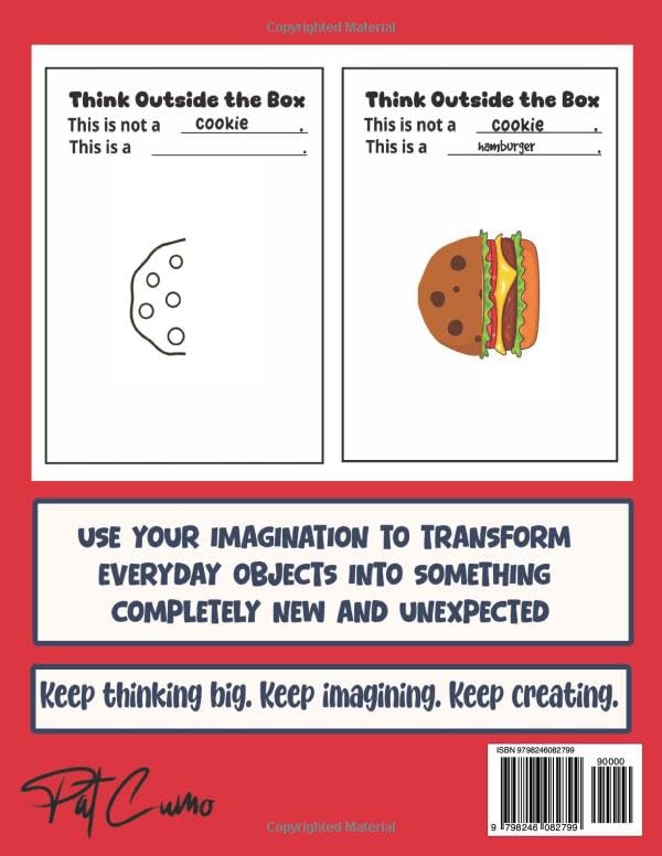 Think Outside the Box: This Is NOT A… Drawing Challenge Book. Includes 5 Level Certificates.: Imagination Activity Book That Turns Simple Objects into Amazing Creations | 8.5x11 inches | 115 pages. image 3