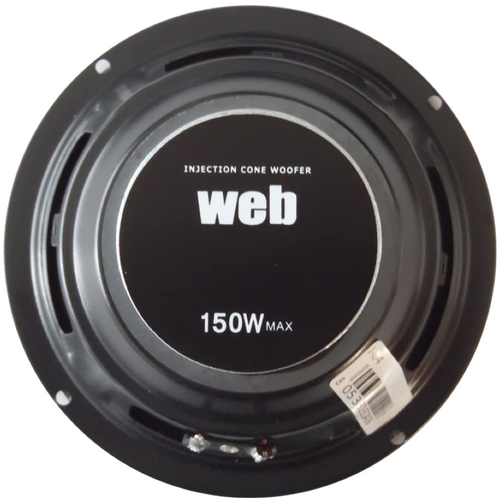 Kit Set para Web J-64 1 Altavoz woofer difusor midbass, 16,5 cm 165 mm 6,5", 75 vatios rms 150 vatios máx, impedancia 4 Ohm, suspensión Blanda, Coche, 1 Pieza