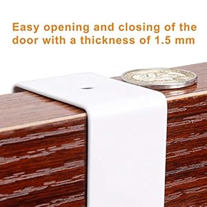 SKOLOO Over The Door Hook - 5 Hooks, Over Door Hook Hanger for Hanging Clothes/Towels/Coats/Backpack/Hat, Over Door Coat Rack(White) SKOLOO Over The Door Hook 5 Hooks Over Door Hook Hanger for Hanging ClothesTowelsCoatsBackpackHat Over Door Coat RackWhite