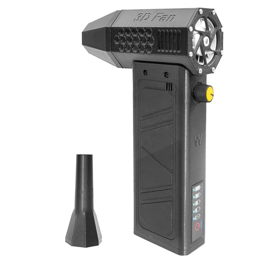 Souffleur Puissant Ventilateur de Conduit à Grande Vitesse Ventilateur à Jet Turbo 140 000 Tr/Min Vitesse Du Vent 52 M/S Ventilateur Turbo Moteur Sans Balais Souffleur Violent,B